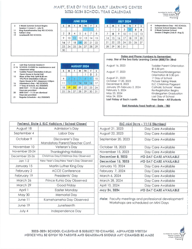 Kindergarten School Calendar 2023 Kindergarten School Calendar 2023
